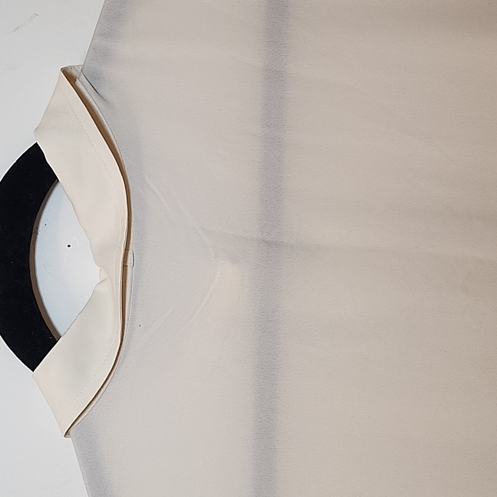 Lauren Ralp Lauren Black Label Shirtdress Elegant Winter Cream Midi Dress SZ 4 - Picture 14 of 16